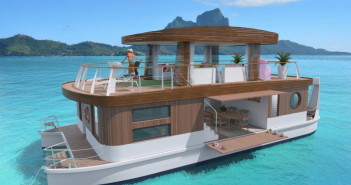 New 51-Foot Cat for Charter in Bora Bora Lagoon