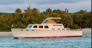 Kingfisher, a 1959 Huckins, Ready for Custom Charters