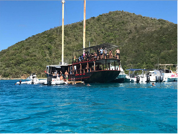 Legendary Party Barge Willie T Will Reopen in BVI, but Now on Peter Island.