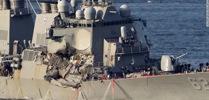 Navy drops criminal cases against USS Fitzgerald officers 