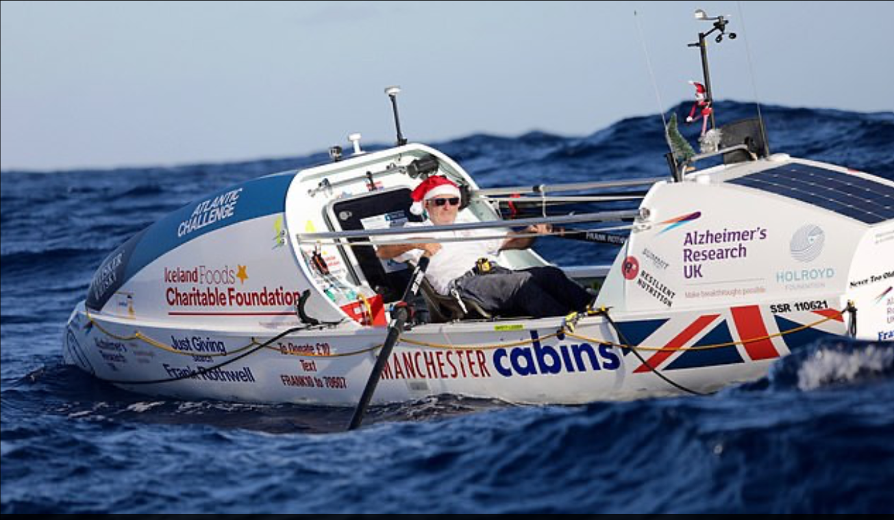 Grandfather, 70, Rows Across Atlantic, Solo