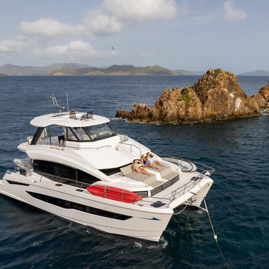 MarineMax 545 Cat Ready for BVI Charter