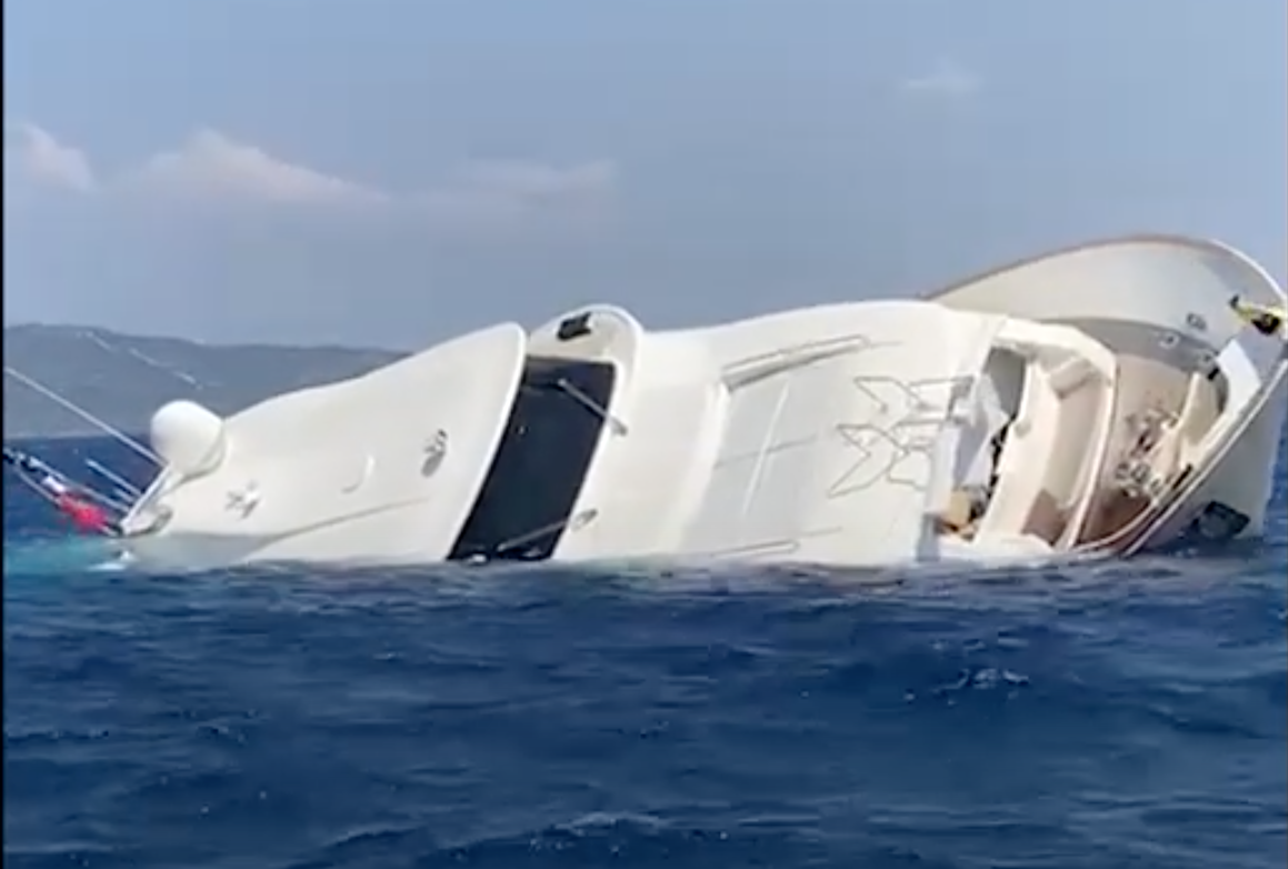 luxury yacht nadine sinking