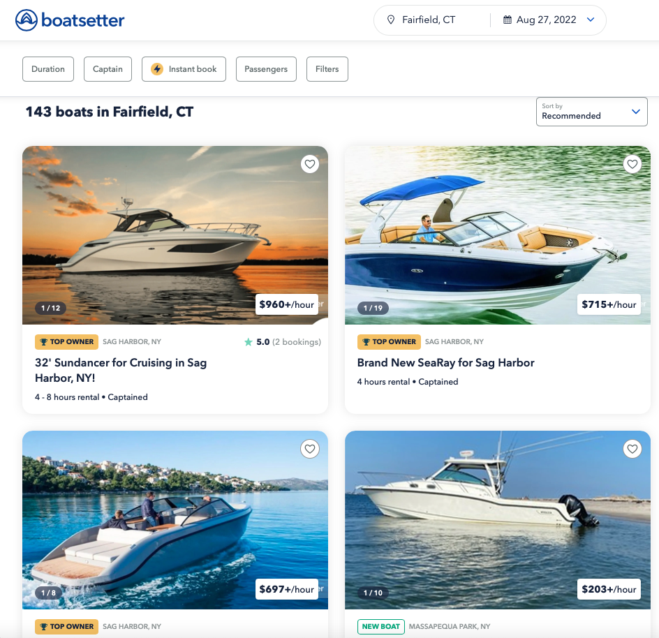 Boatsetter Raises More Money, Keeps Growing