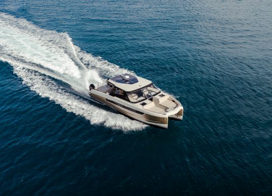 YOT Power Cats Introduces their 41 with Twin Mercury Verado 600 Outboards