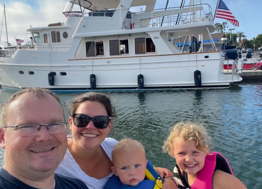 Living the Dream with Two Small Children Aboard a Selene 53